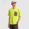 Li Ning CF Splicing Round Neck Breathable Loose Versatile Short Sleeve T-Shirt Men Tops ATSV637-3