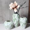 Jingdezhen Ceramic Vase Retro European Style Flower Pot for Living Room Desktop Hydroponic Succulent