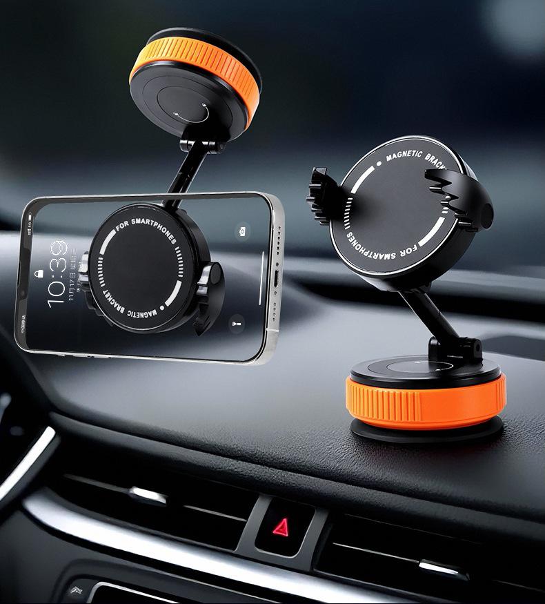 Magnetic Car Phone Holder with Suction Cup – Strong Grip for Universal Navigation