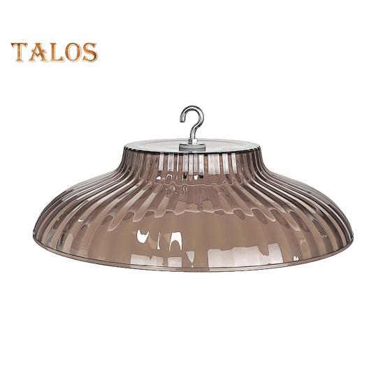 

Пластиковый защитный купол для подвесной кормушки для птиц, водонепроницаемая кормушка для колибри, защита от дождя, перегородка для белок для улицы коричневый