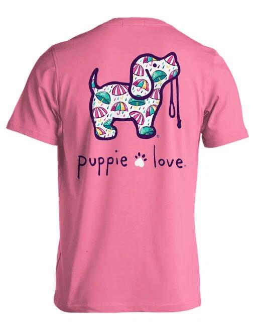 New PUPPIE LOVE umbrellas T Shirt 3XL