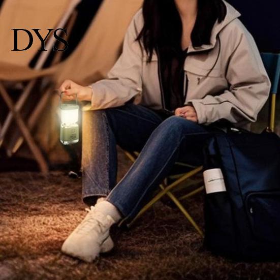 Lightweight Tent Light Camping with 4 Lighting Modes, USB-C Rechargeable Portable Adjustable Brightness Lantern Lamp, Stepless Dimming LED for Outdoor