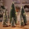 Mini Christmas Tree Stick White Cedar Desktop Small Christmas Tree
