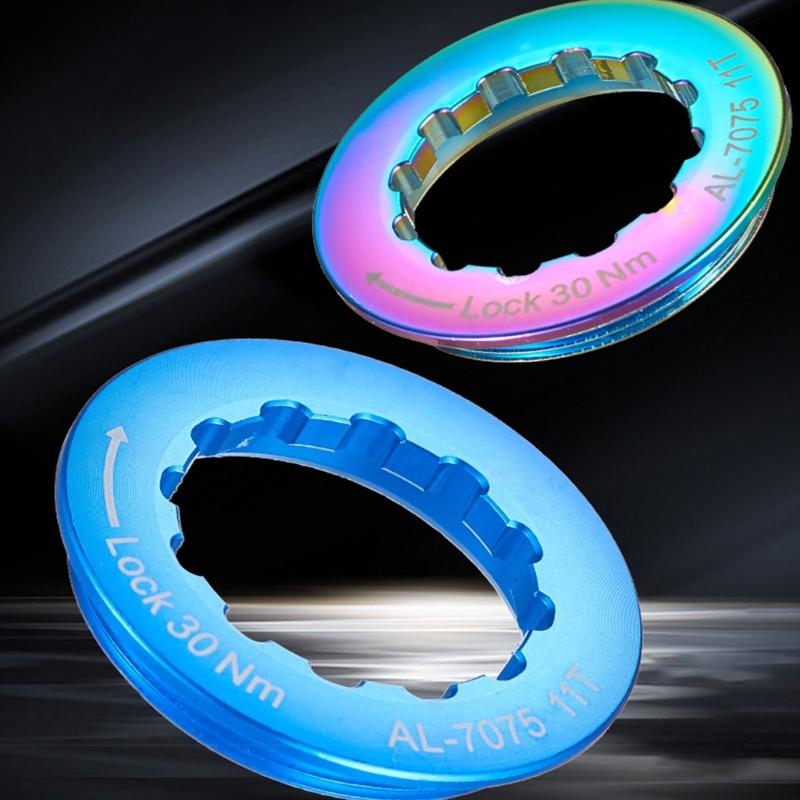 Mountain Bike Cassette Flywheel Cover 11T Flywheel Lock Caps Replacement Fixing Rings Fastening Caps Easy to Use
