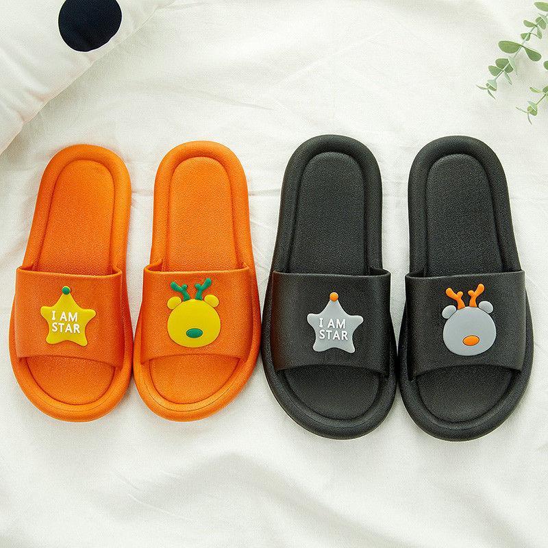 Slippers Summer Indoor Couple Slippers Cute Non-slip Bathroom Bath Sandals