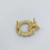 Exquisite Rhinestone Metal Buckle Clasp Craft DIY Woven Bag Purse Hat Decor Bag Pendant Decoration