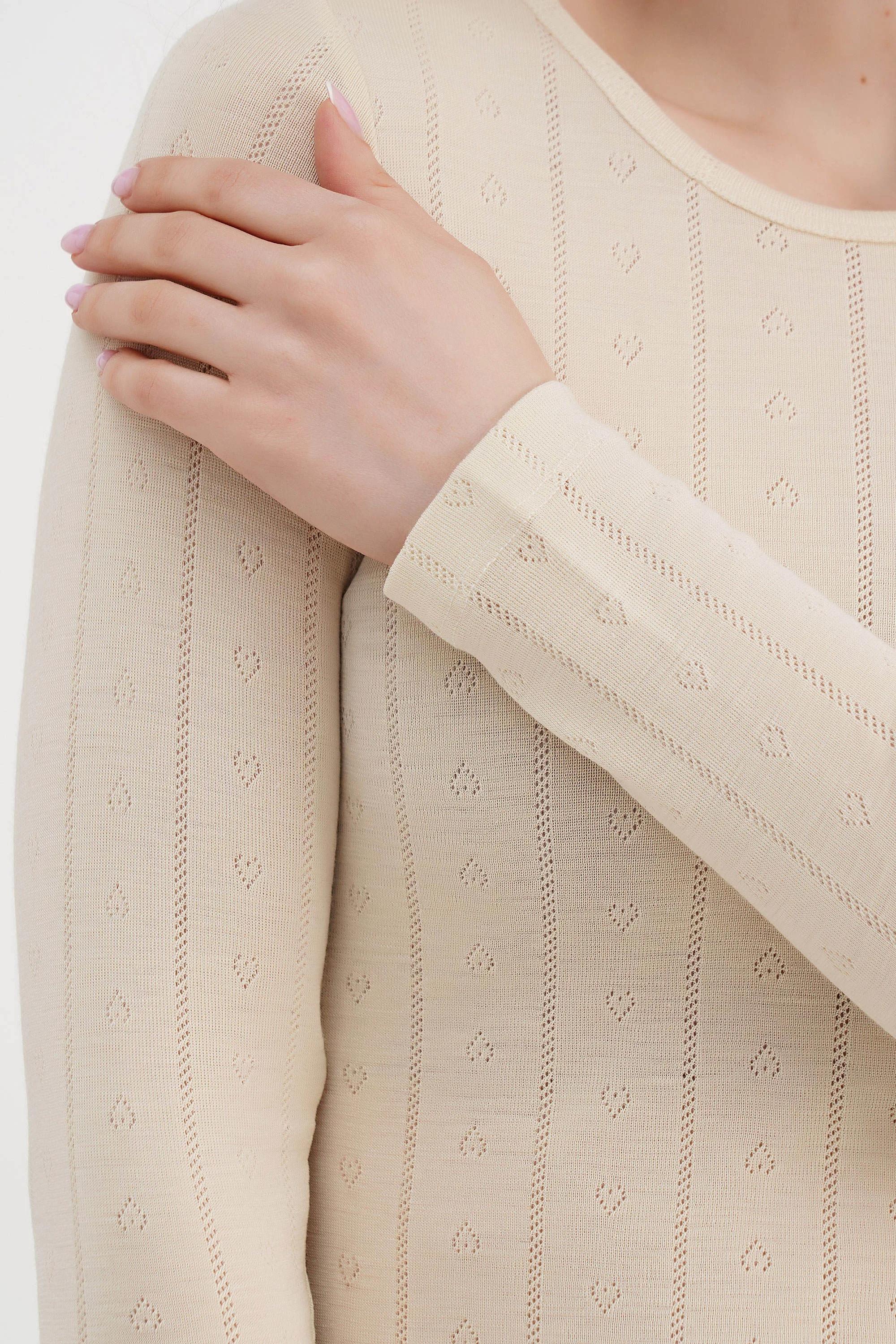 

Жіночий лонгслів German Volf (95608) 44(M) тілесний