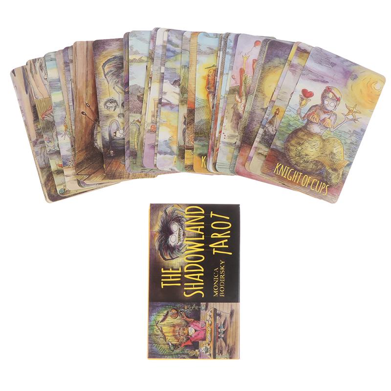 The Shadow Land Tarot With English Guide Book Divination For Cards Game Board Game