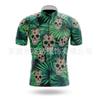Aloha Schädel Team Radhose mit Trägern Set Rennrad Kleidung Herren Damen