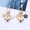Big Hearts Metal Heart Keychain Metal Fittings Fashion Zinc Zinc Alloy Keychains Metal Heart Keyring  Girls