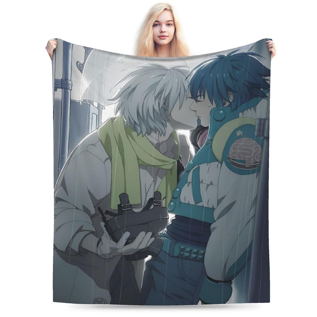 Dramatical Murder Anime Throw Blanket for Couch Soft Cozy Plush Blanket 50x60 Inch Multi-size Bedspread for All Seasons