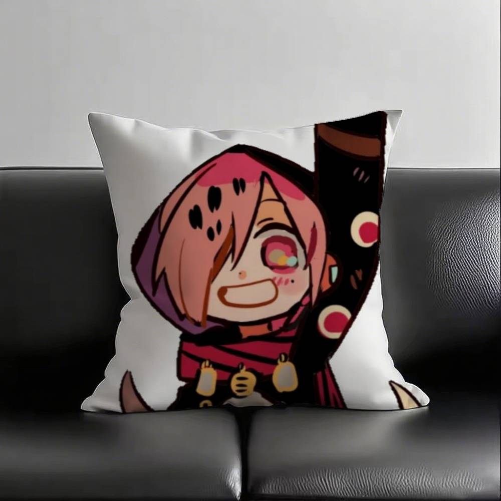 1pc Tbhk Mitsuba Sousuke Pillow Case Square Bedroom Sofa Leisure Comfort Cushion Car Living Room Home Decoration