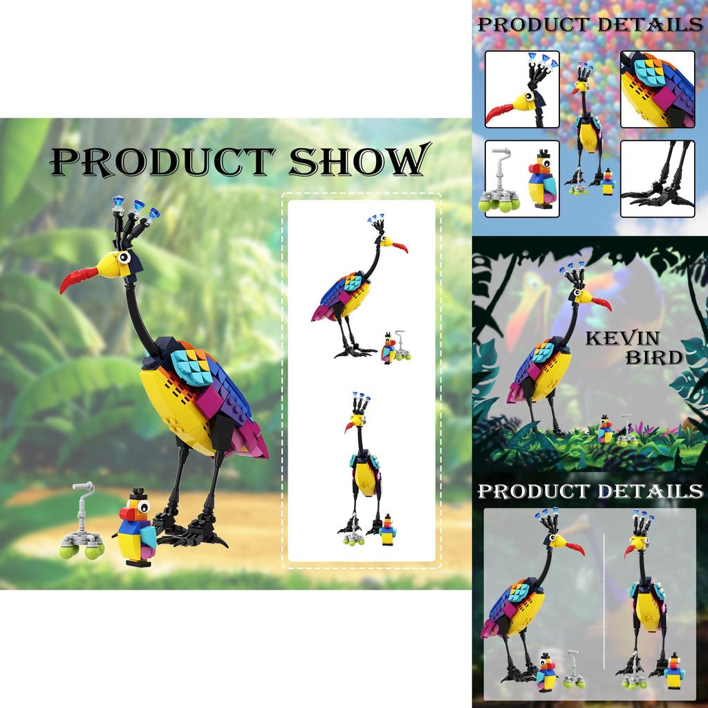 Up Kevin Bird Assembling Building Block Set Models Ornaments Kid Toys For Creative Kids And Collectors