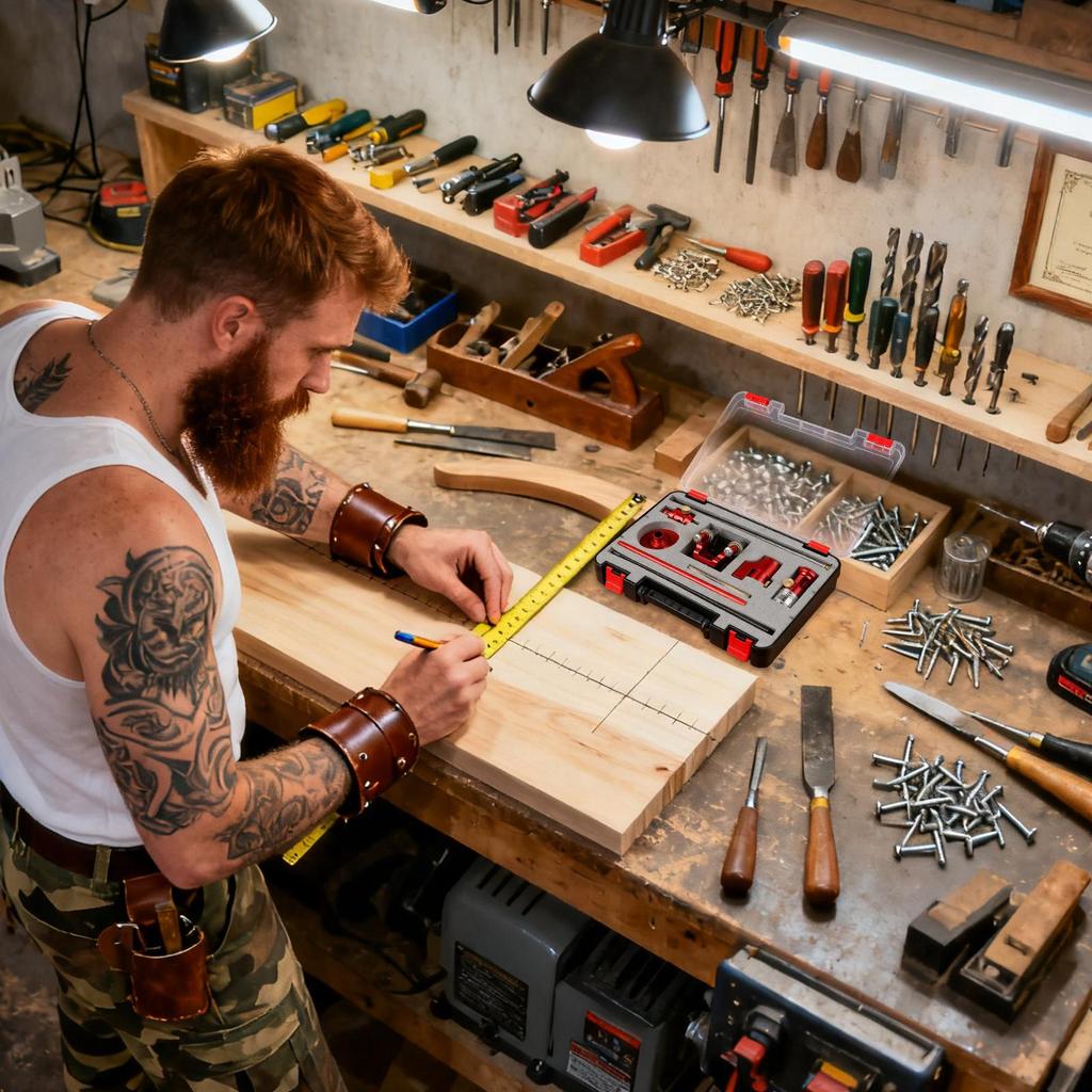 Woodworking Ruler For Marking Adjustable High Precision Woodworking Scribing Marking Ruler Set For Renovation Construction