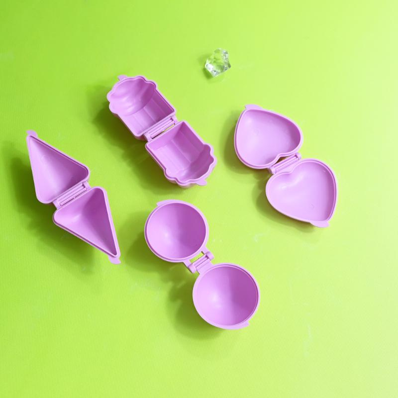 4Pcs/Set Round/Heart/Cone/Cupcake Lollipop Mold Plastic Cookies Cakepop Mould Diy Fondant Cake Decorating Tools Baking Supplies