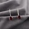 Rhodolite Gemstone Jewelry, Handmade Silver Jewelry, 925 Solid Sterling Silver Earrings, Gorgeous Silver Earrings For Wedding Gift