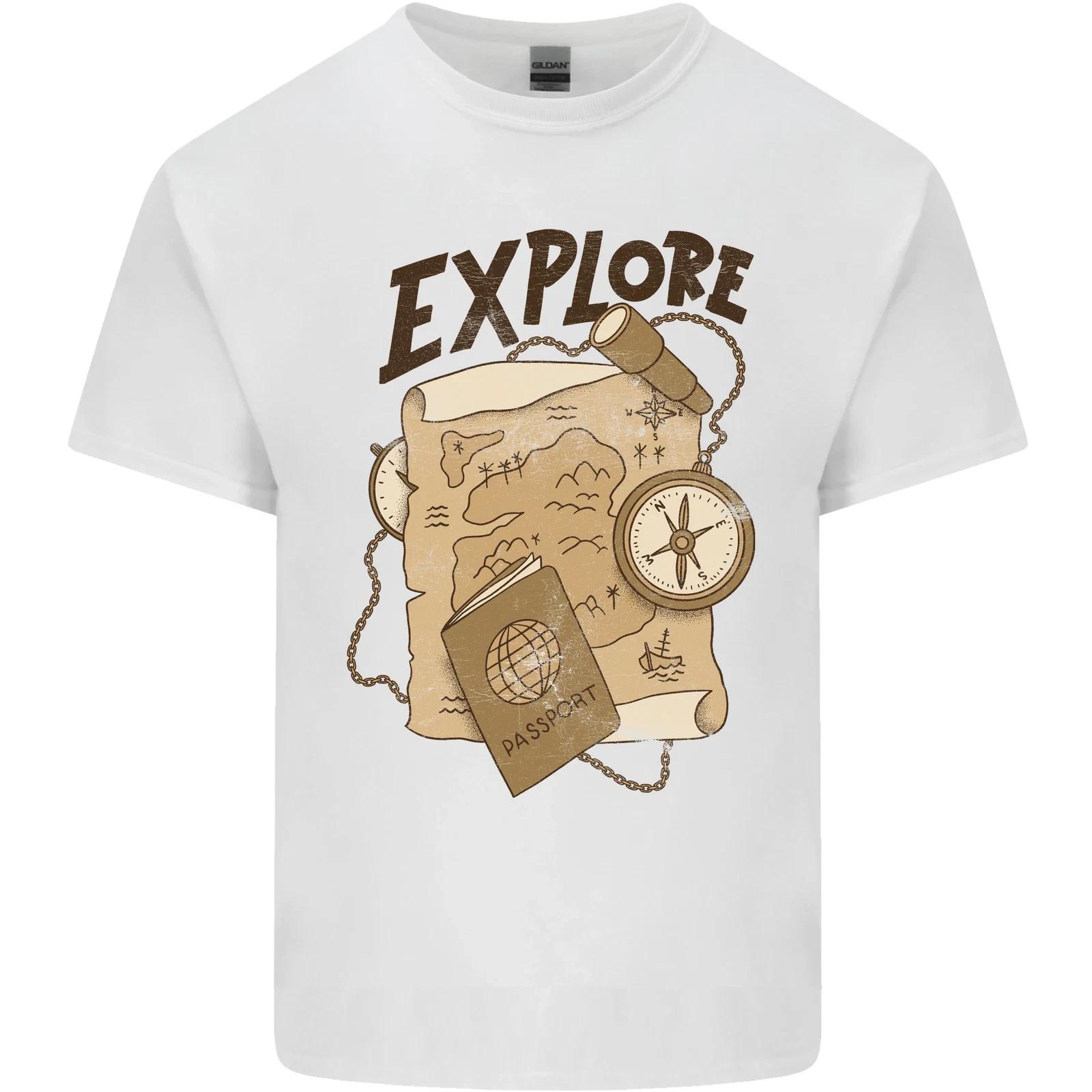 

Explore Travel Orienteering Mountaineering Kids T-Shirt Childrens 2XL