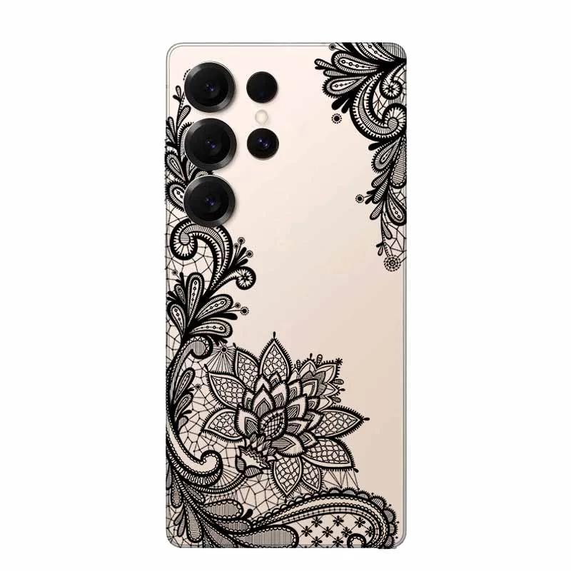 Clear Case For Samsung S25 Ultra 5G Case Clear Back Cover Animal Painting Soft Bumper For Galaxy S25Ultra Transparent Soft Funda