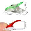 20~100pcs Storage Clip Colorful Household Office Supplies Multipurpose Plastic Craft Safety Clips Color Binding Clips TMZ