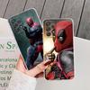 Funda Transparente Divertida de Marvel Deadpool para Samsung Galaxy A57 A37 A56 A36 A55 A54 A35 A26 A07 A17 A16 A06 A36 A15 Funda Suave de Deadpool