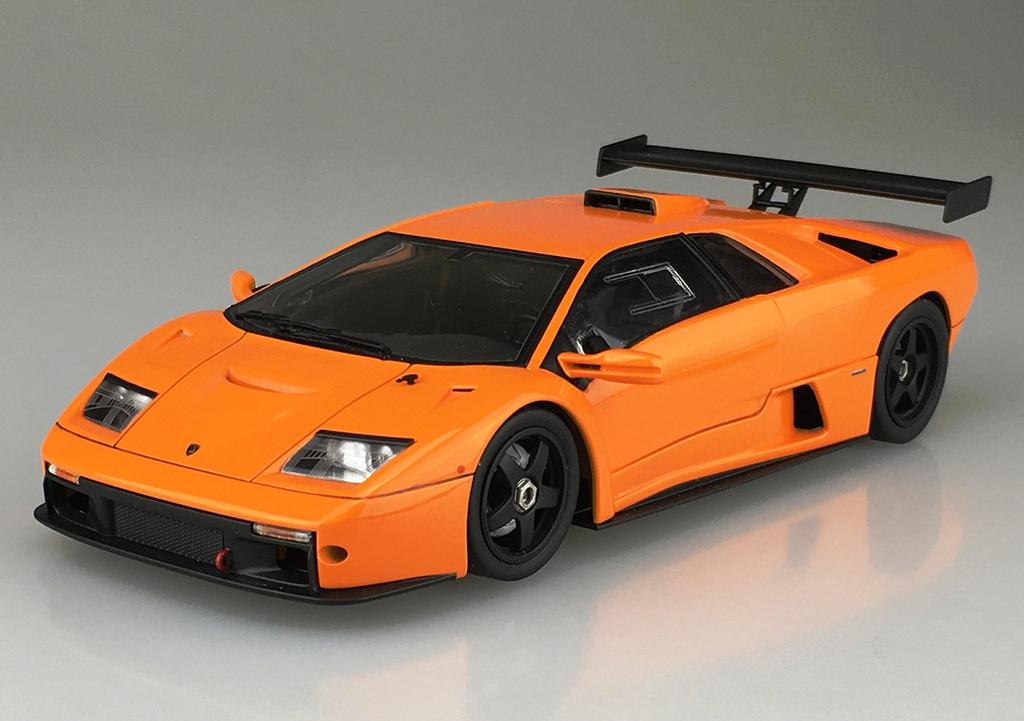 Aoshima Bunka Kyozai Supercar Series Lamborghini Diablo GTR Plastic Model 1/24 No.25