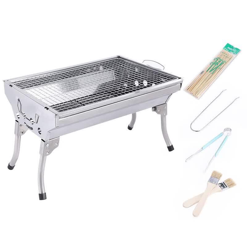 Portable Stainless Steel BBQ Charcoal Grill