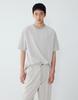 Studio Tomboy [Men] Vertical Pinstripe Sleeve T-Shirt_Gray 91M5222332