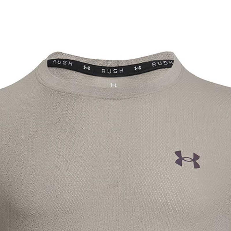 Under Armour Training Sports Leisure Short Sleeve T-Shirt Men Tops Gray 1376781-203