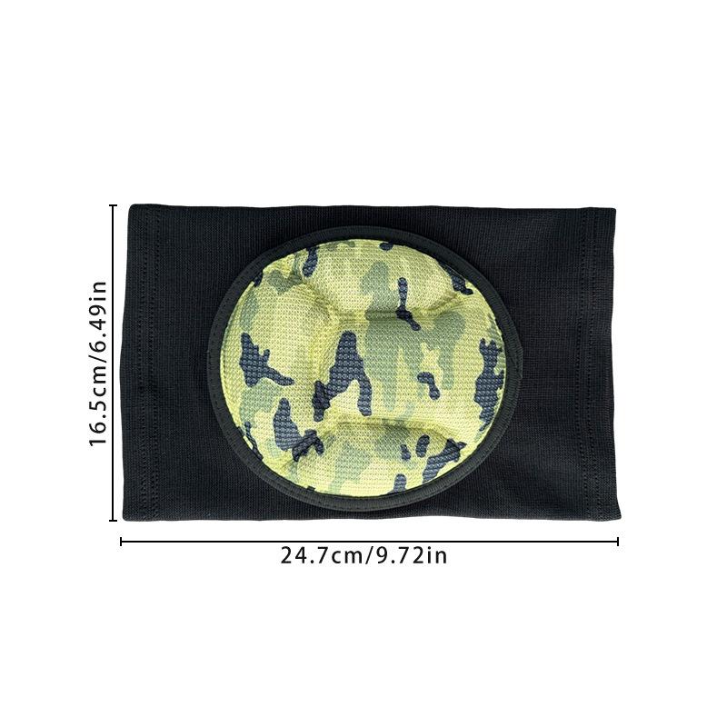 Camouflage Sponge Knee Pads Anti-collision Worship Buddha Knee Pads Thickened Sponge Leg Pads Gardening Kneeling Shock Absorption Tool