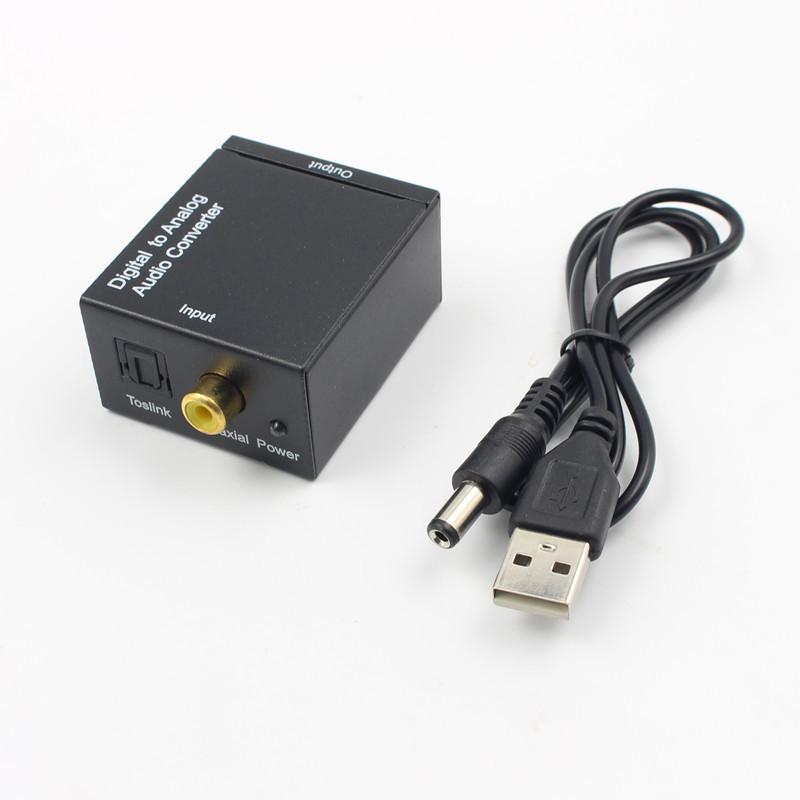 Optical To Analog Audio Converter: Digital Optical/Coaxial To 3.5mm