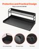 VEVOR Washer Dryer Countertop with 2-Tier Shelf, 54" x 27" Wooden Washer and Dryer Countertop with Anti-Slip Pads