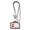 Necklace Strap Retractable Badge Reel Bling Crystal ID Card Holder  Office Supplies