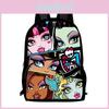 Sac à dos Monster High Grande capacité Pour l'école Éducation Tissu Oxford