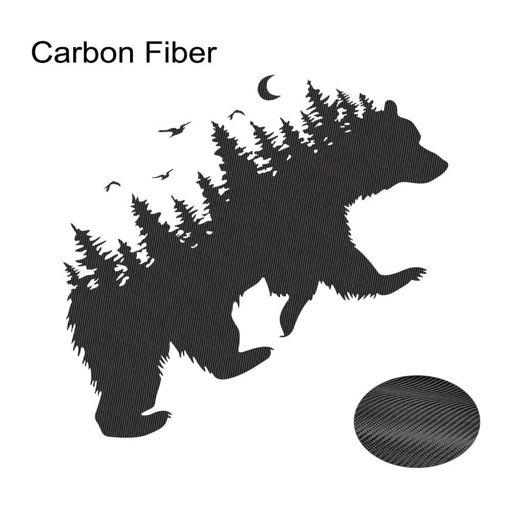 Bear Nature Forest RV Vinyl Decal Car Body Sticker Motorhome Caravan Van Camper Personalized Auto Decoration Decal Accessories 50x30cm
