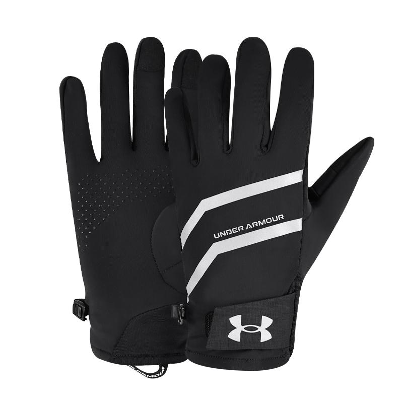 Under Armour Polyamide Sports Gloves Unisex Black 25510410-001 M
