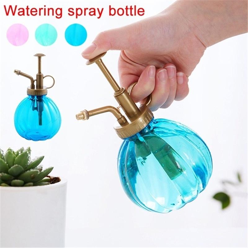1pc Plant Flower Glass Garden Watering Pot Mister 300ml Water Cans Sprayer Bottle Spray Irrigation Supplies Hairdressing Tool