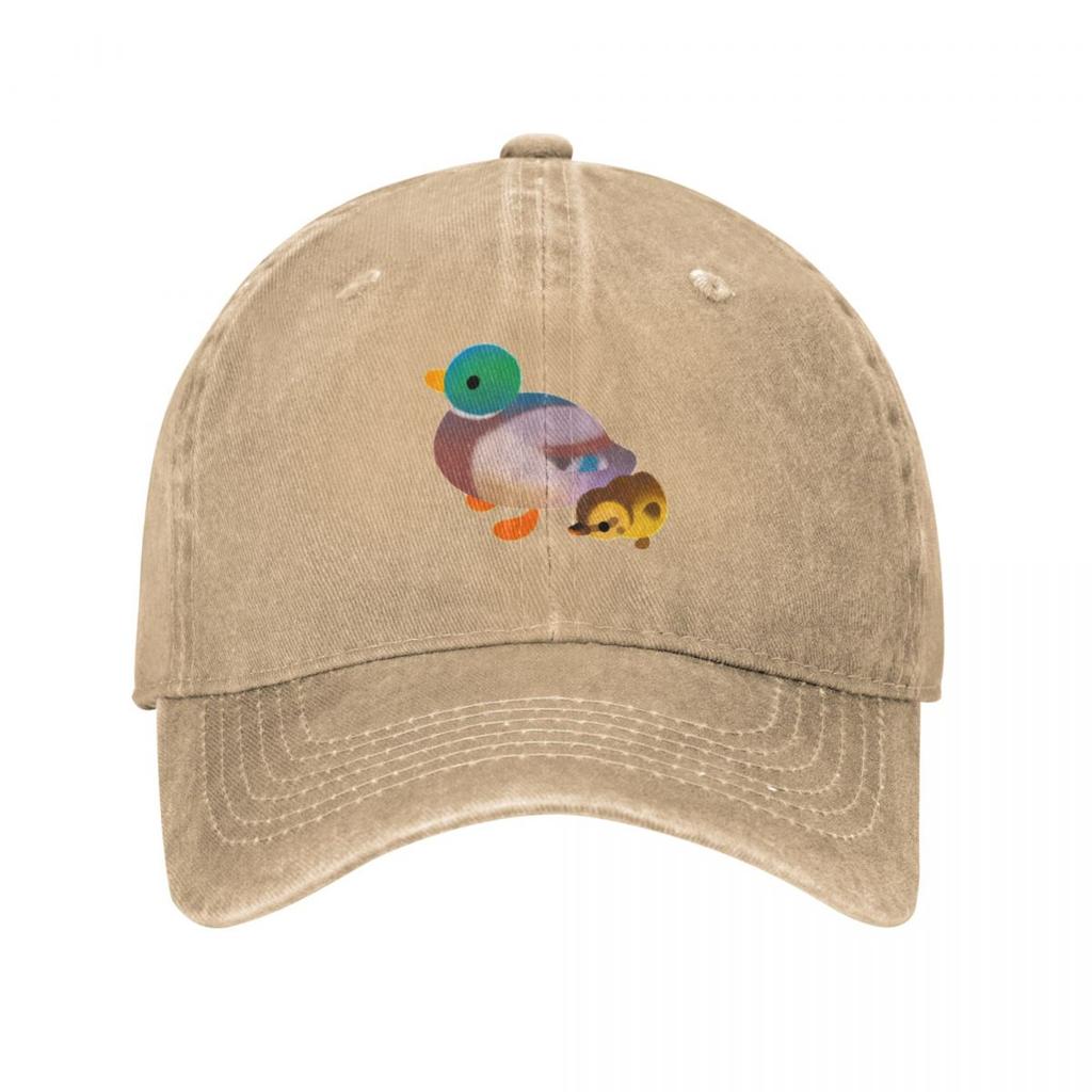 Duck and Duckling dark Baseball Cap Beach Outing Luxury Hat Horse Hat fun hats Golf Unisex Womens