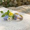 Bohemian-Style Vintage Geometric Rings Engraved Gold Plated Ring  Female