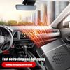 Car Heater Fan Adhesive 12V 150W/24V 260W Defogger Electric Heater Car Interior Air Purification Heater Rotatable for Windshield