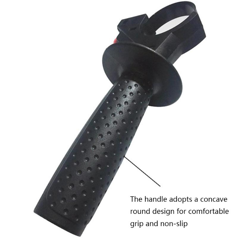 Adjustable Electric Hammers Handle 210mm Long Inner Ring 46- 52mm Impact Handle of Impact Drill Hammers Accessories