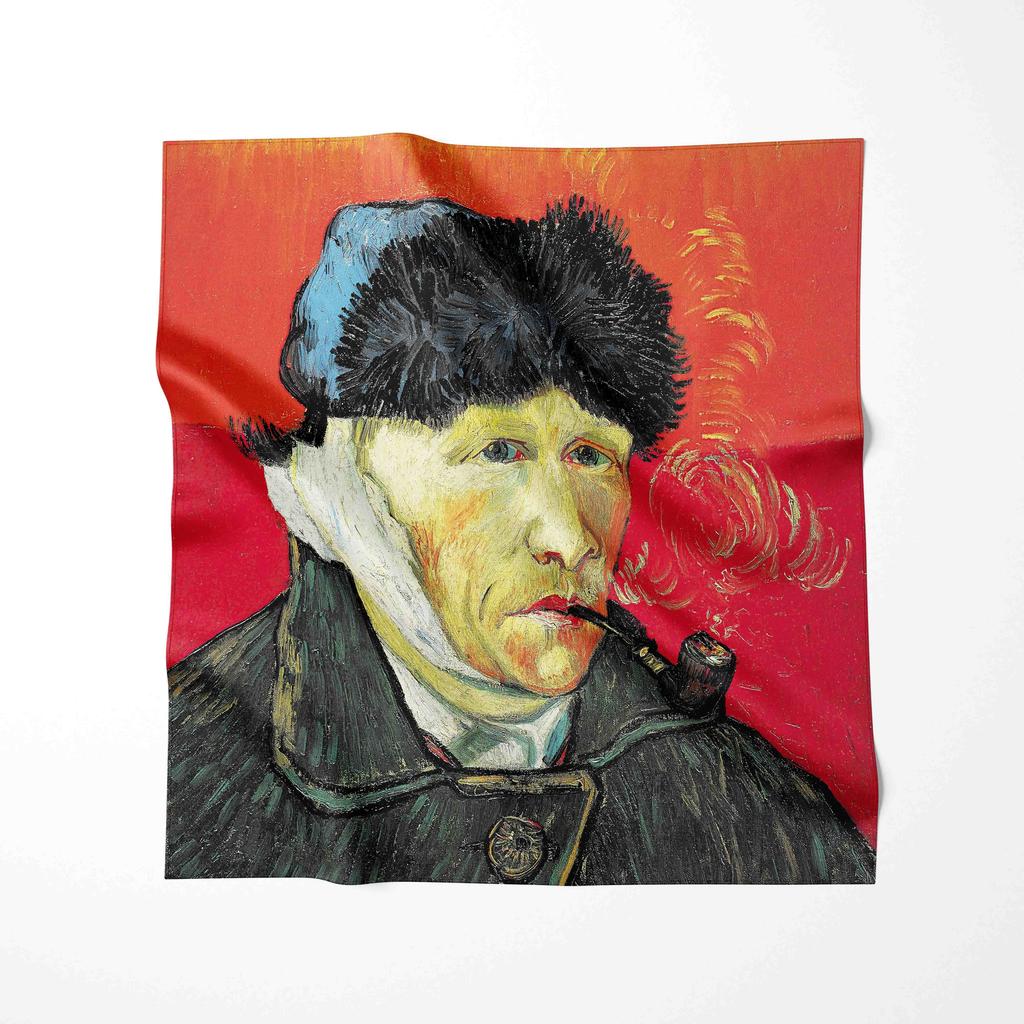 70CM New Luxury Van Gogh Oil Painting Brand Women Pashmina Neckerchief Scarves Shawl Wraps Designer Bufandas Female Foulard