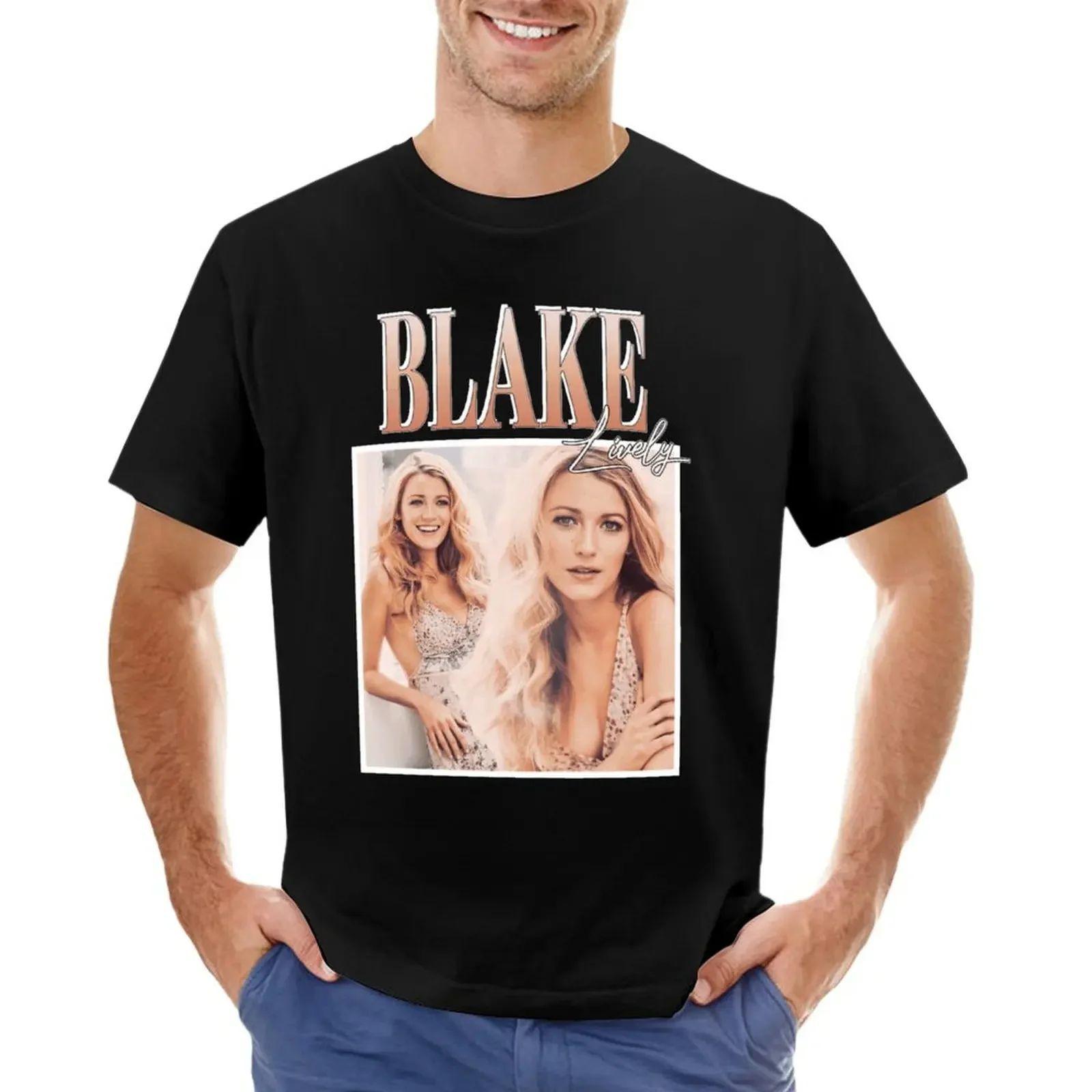 Blake Lively Fan T-Shirt XXL чёрный
