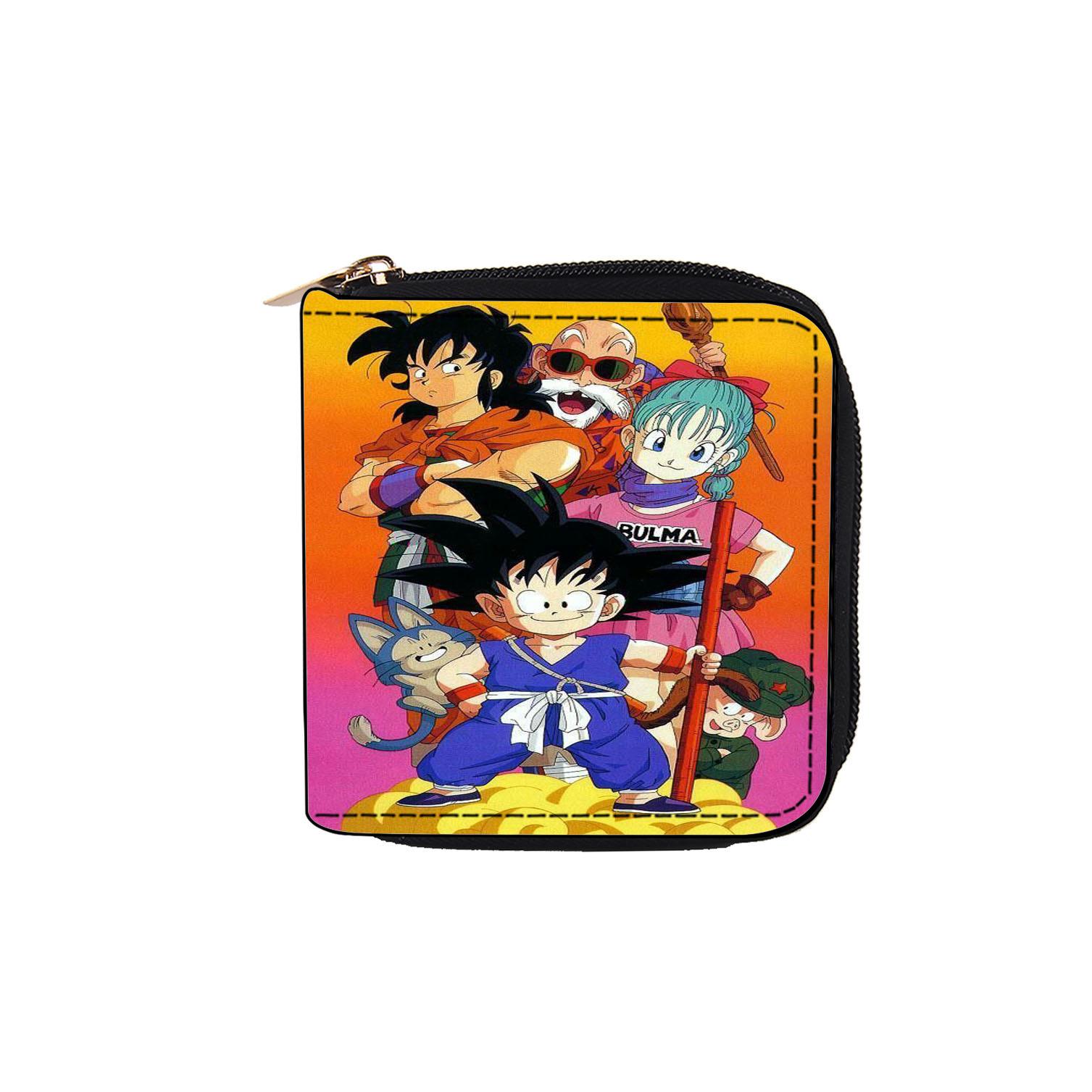 

Кошелек-клатч с коротким карманом на молнии Dragon Ball, мультяшный Вуконг