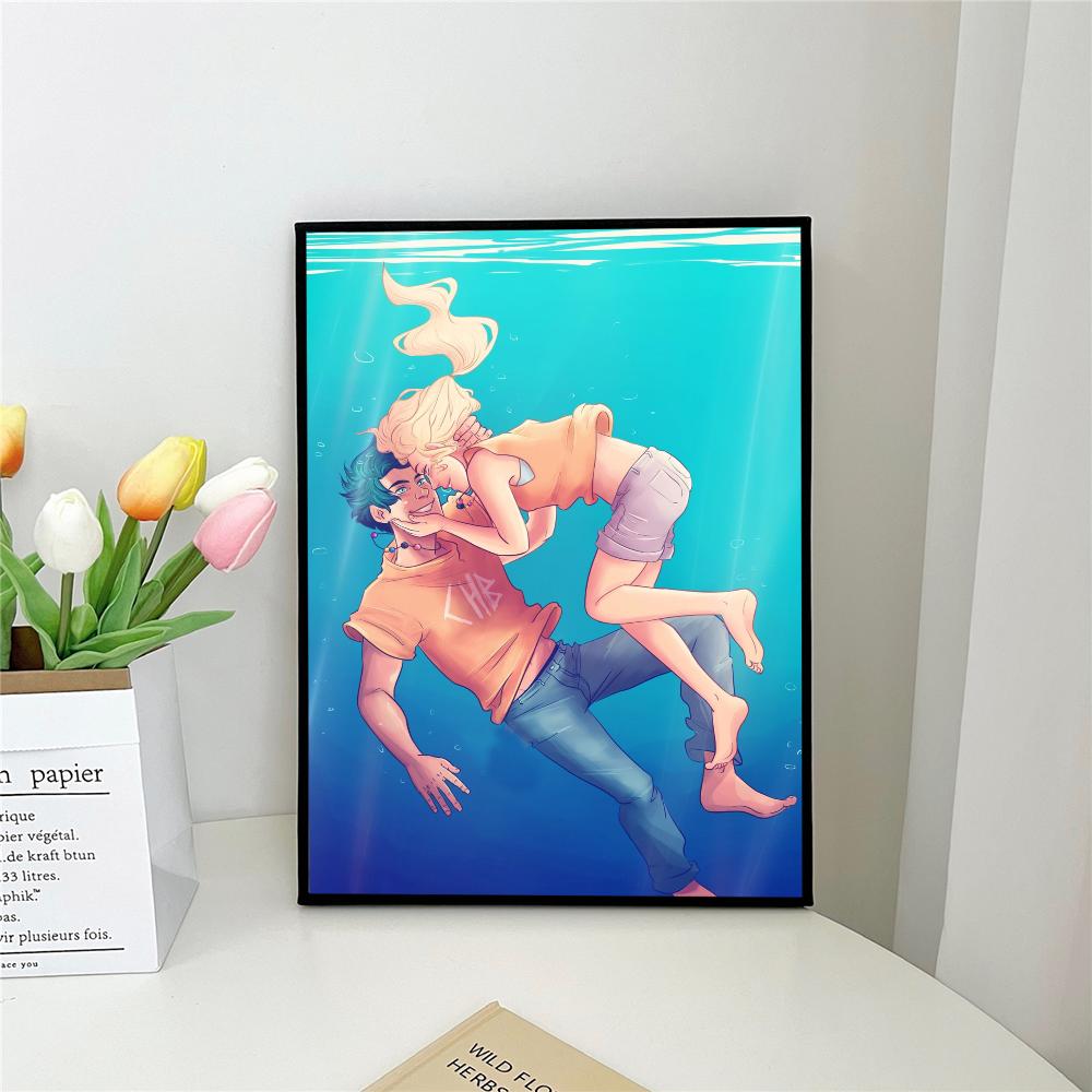 1ks Samolepící umělecký plakát Percy Jackson Nálepka na vodotěsný papír Coffee House Bar Pokojová nástěnná dekorace