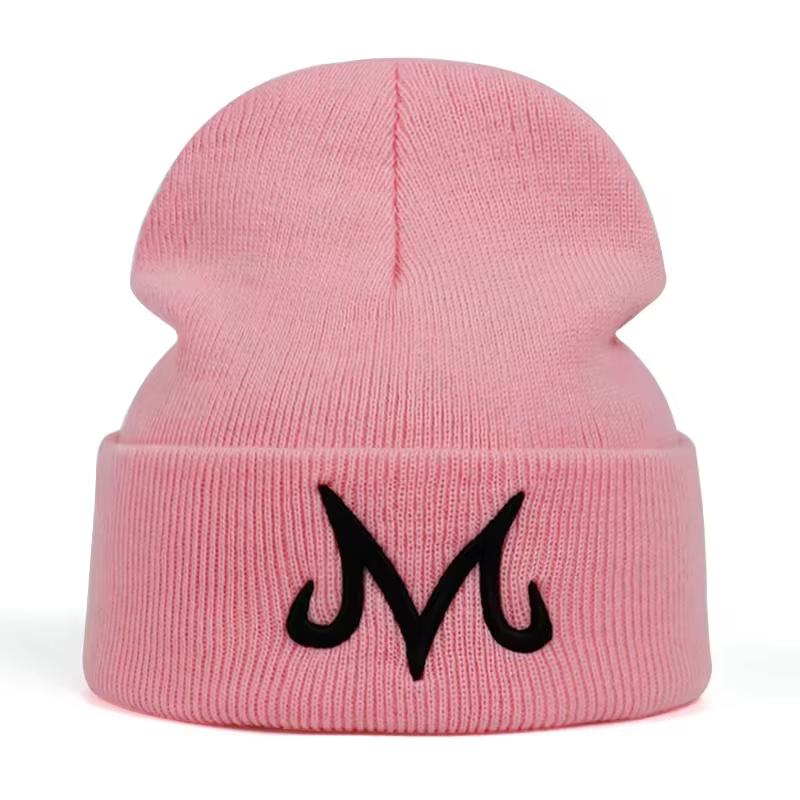 Luxury Minimalist Knit Skull Cap With Letter Embroidery Winter Warm Beanie Fashion Knit Hat Cold Weather Accessories