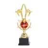 New Gold Gold Trophy Awards Plastic School Rewarding Supply Award Cup Crown Prize Cup Sports Winner