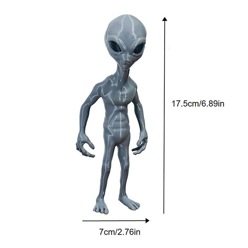3D Alien Model Great Halloween Or Sci-Fi Gift Unique Creative Collectibles Anime Models Home Decor Tabletop Ornaments Gifts