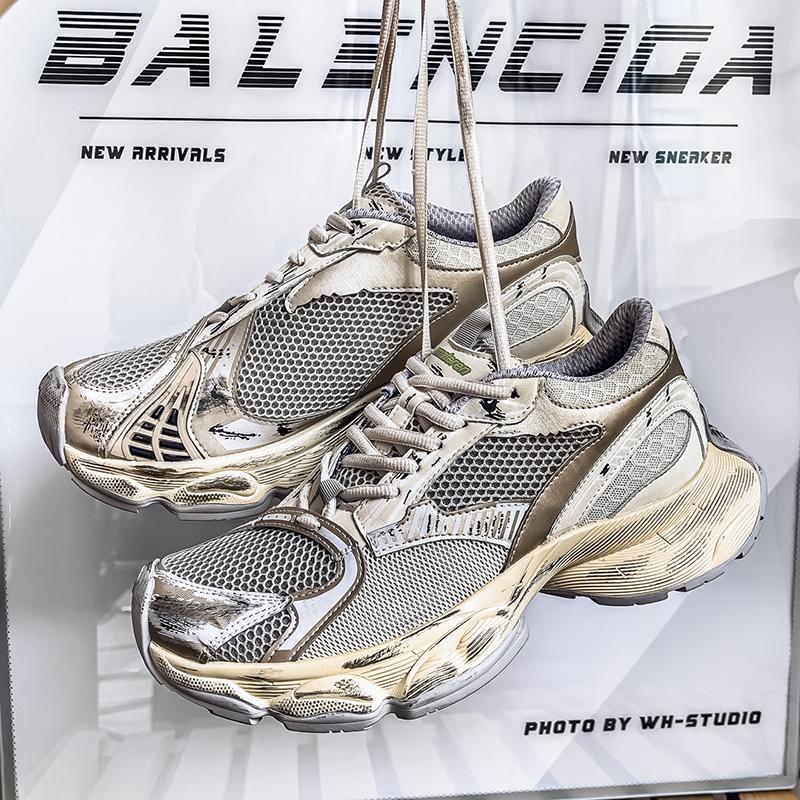 

Новая мода мужская обувь Four Seasons удобная обувь для студентов и мальчиков трендовые мягкие подошвы дышащие повседневные кроссовки для бега 44 серый