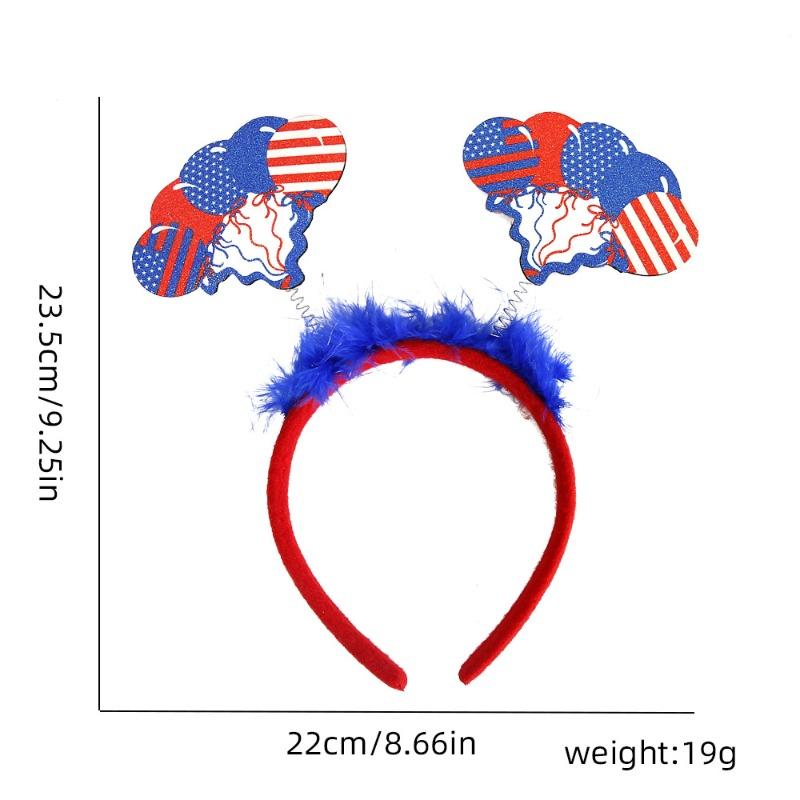 Independence Day Party Glasses & Headbands Set, Festival Hairband Photo Booth Props, Cosplay Holiday Celebration Decor Accessories for Adults & Kids
