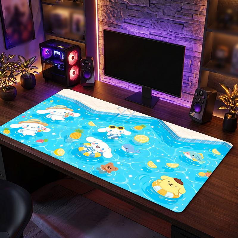Big Mouse PadCinnamoroll Extended Soft Desk Mat Gaming Office Computer Table Decor Mat